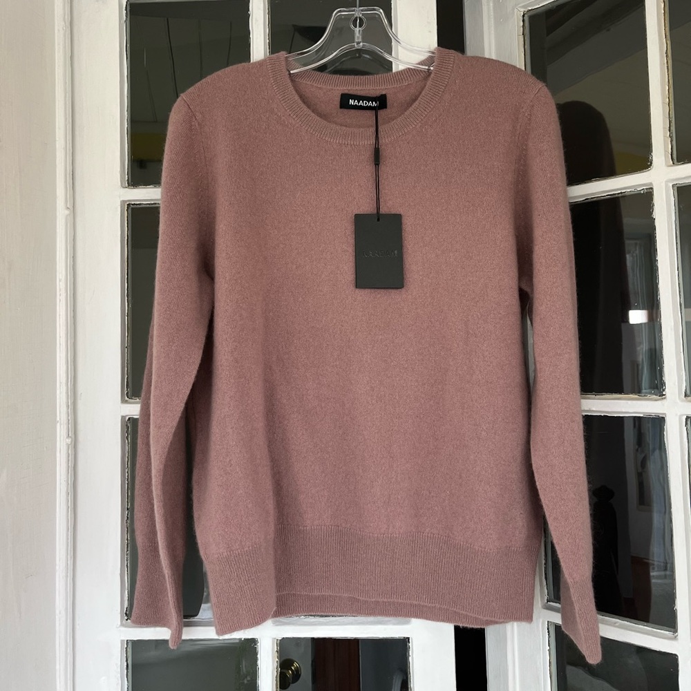 NAADAM 100% Cashmere Crewneck Sweater NWT size M